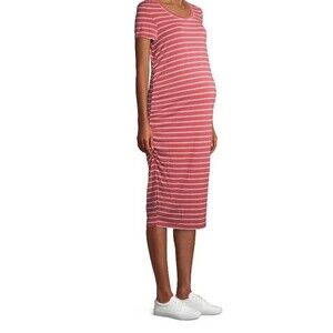Maternity Daytime Short Sleeve Midi Dress